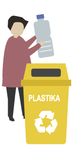 Komunalni otpad  - spremnik plastika