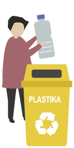 Komunalni otpad  - spremnik plastika